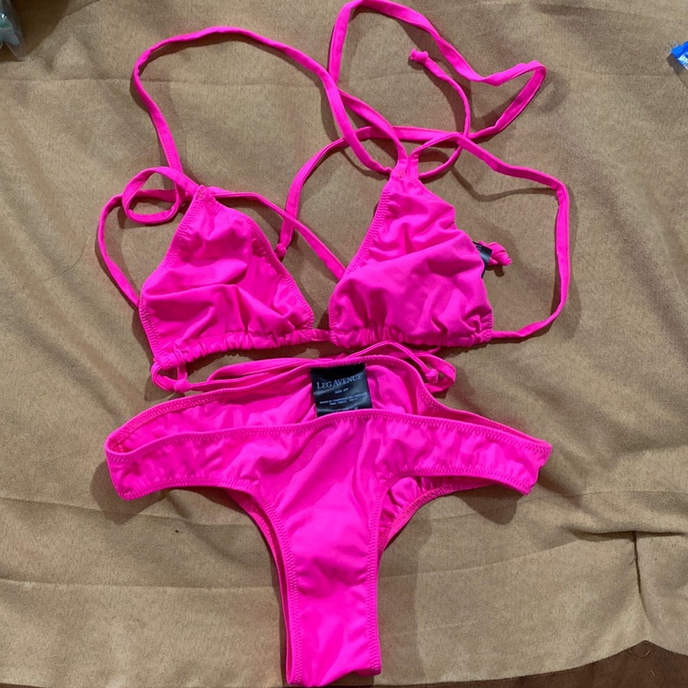 Leg Avenue Swimsuit Punk Rave Lingerie Set